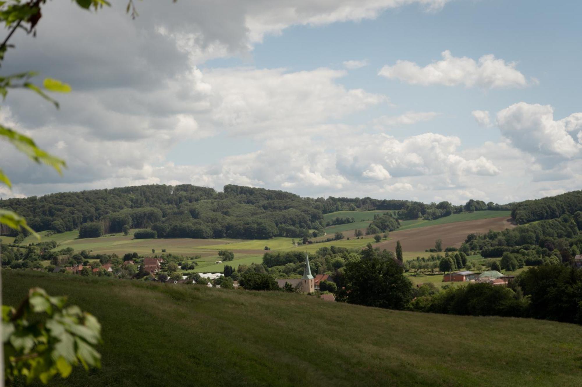 Idyllische Ferienwohnung Im Kalletal Bagian luar foto