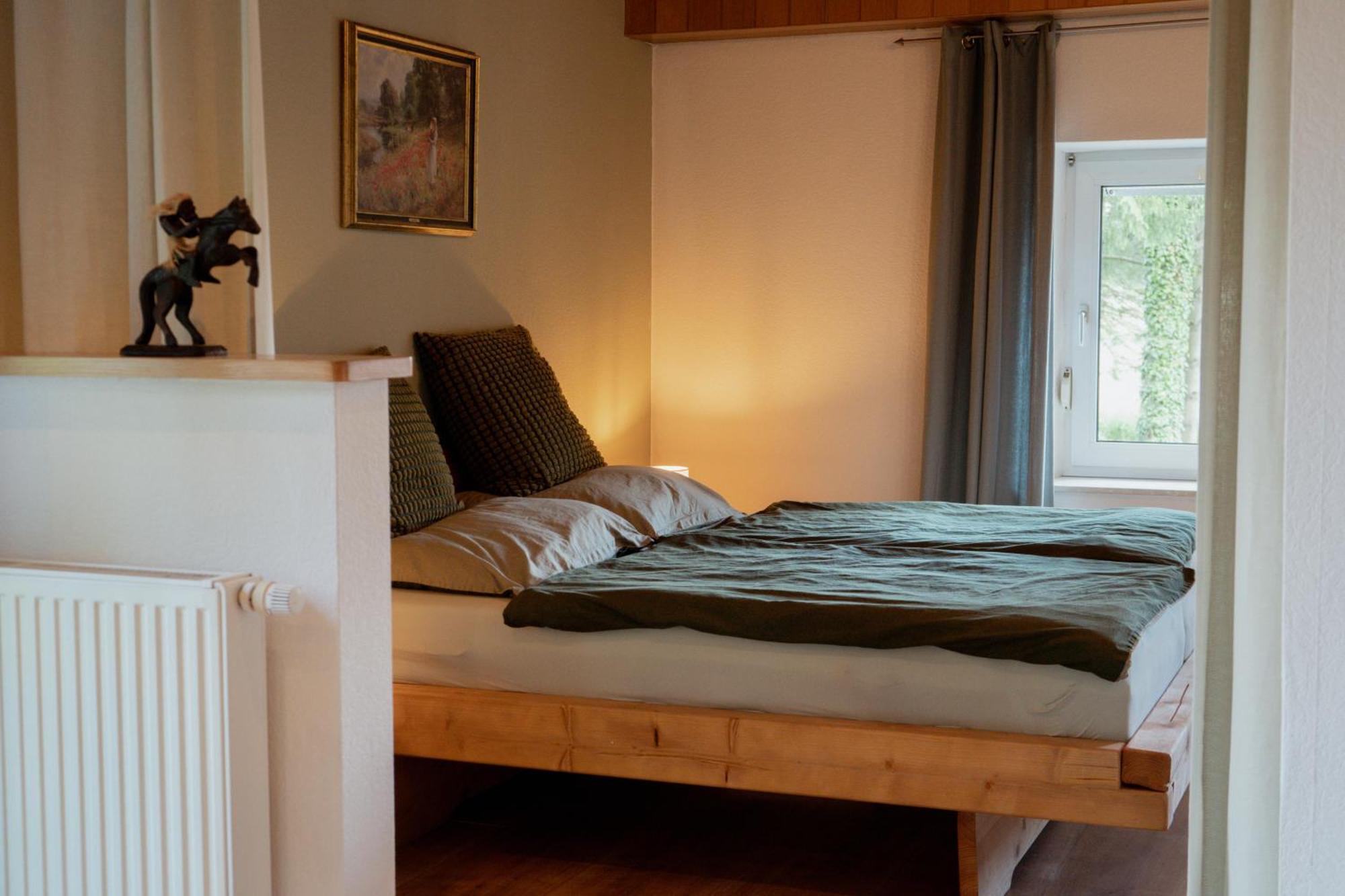 Idyllische Ferienwohnung Im Kalletal Bagian luar foto