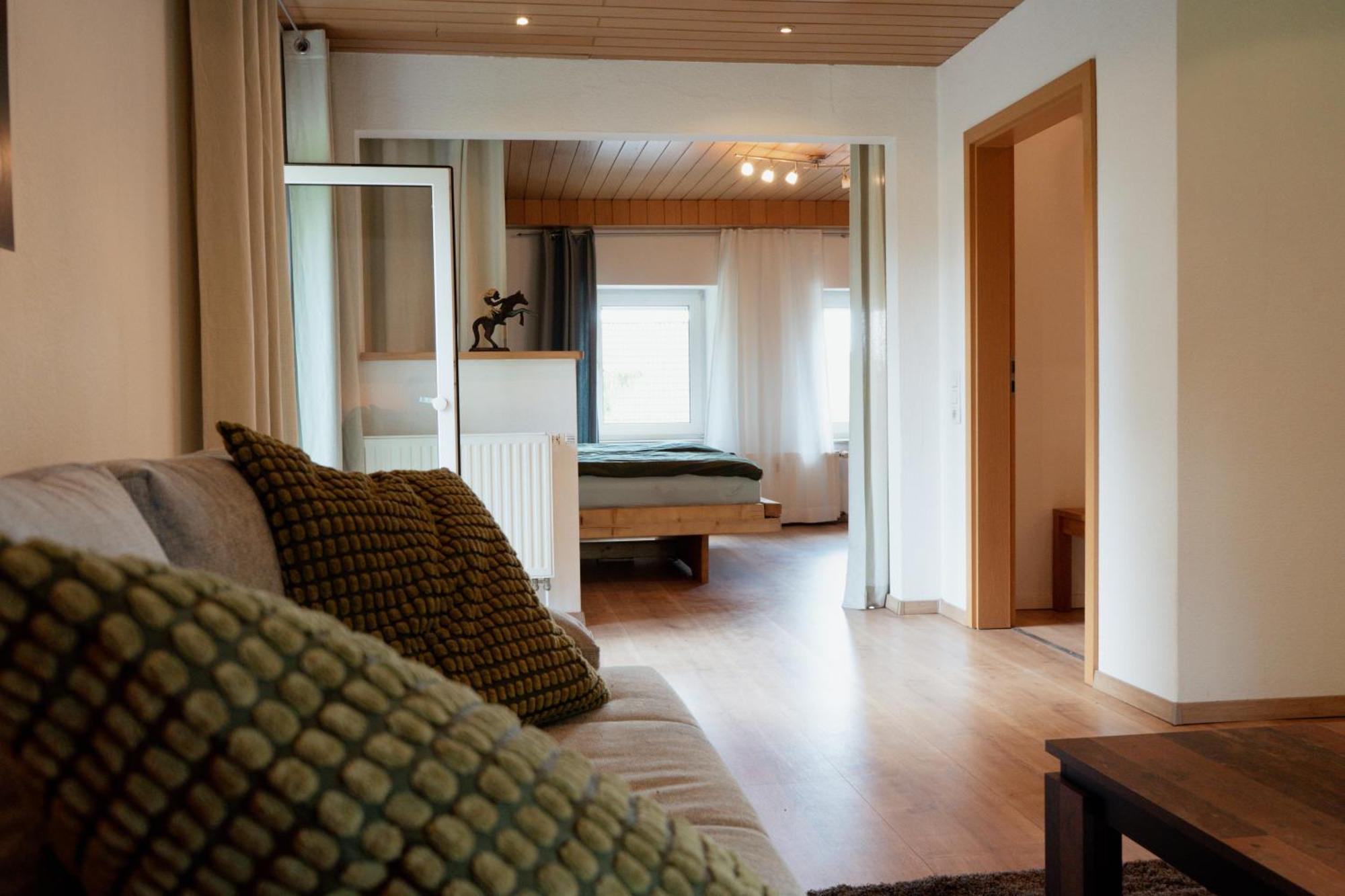 Idyllische Ferienwohnung Im Kalletal Bagian luar foto