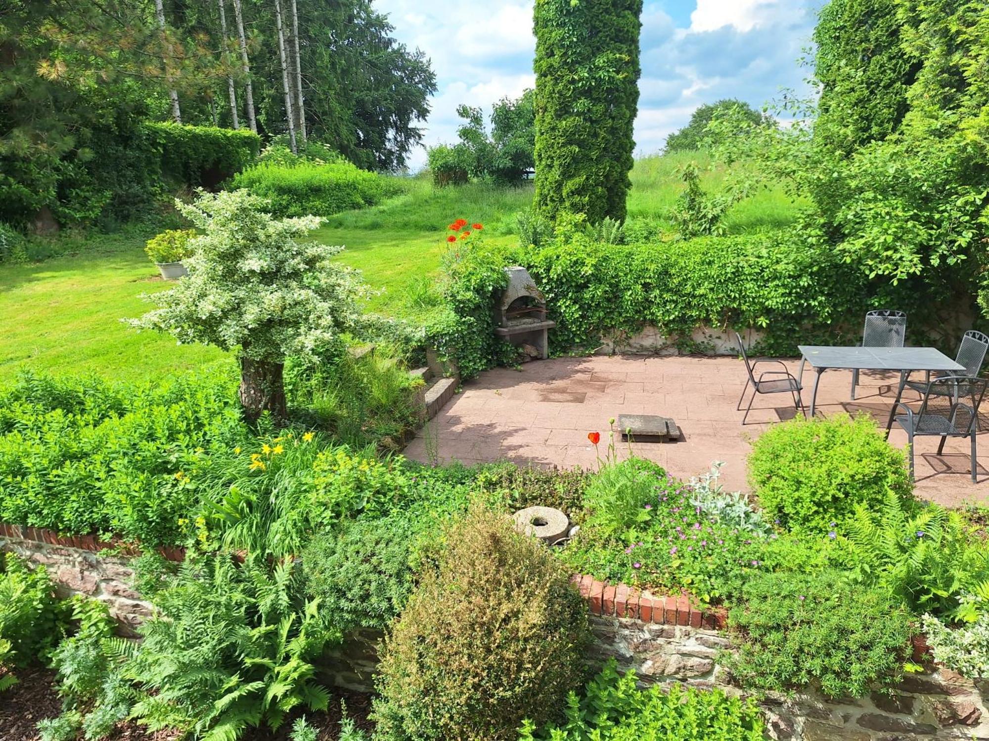 Idyllische Ferienwohnung Im Kalletal Bagian luar foto