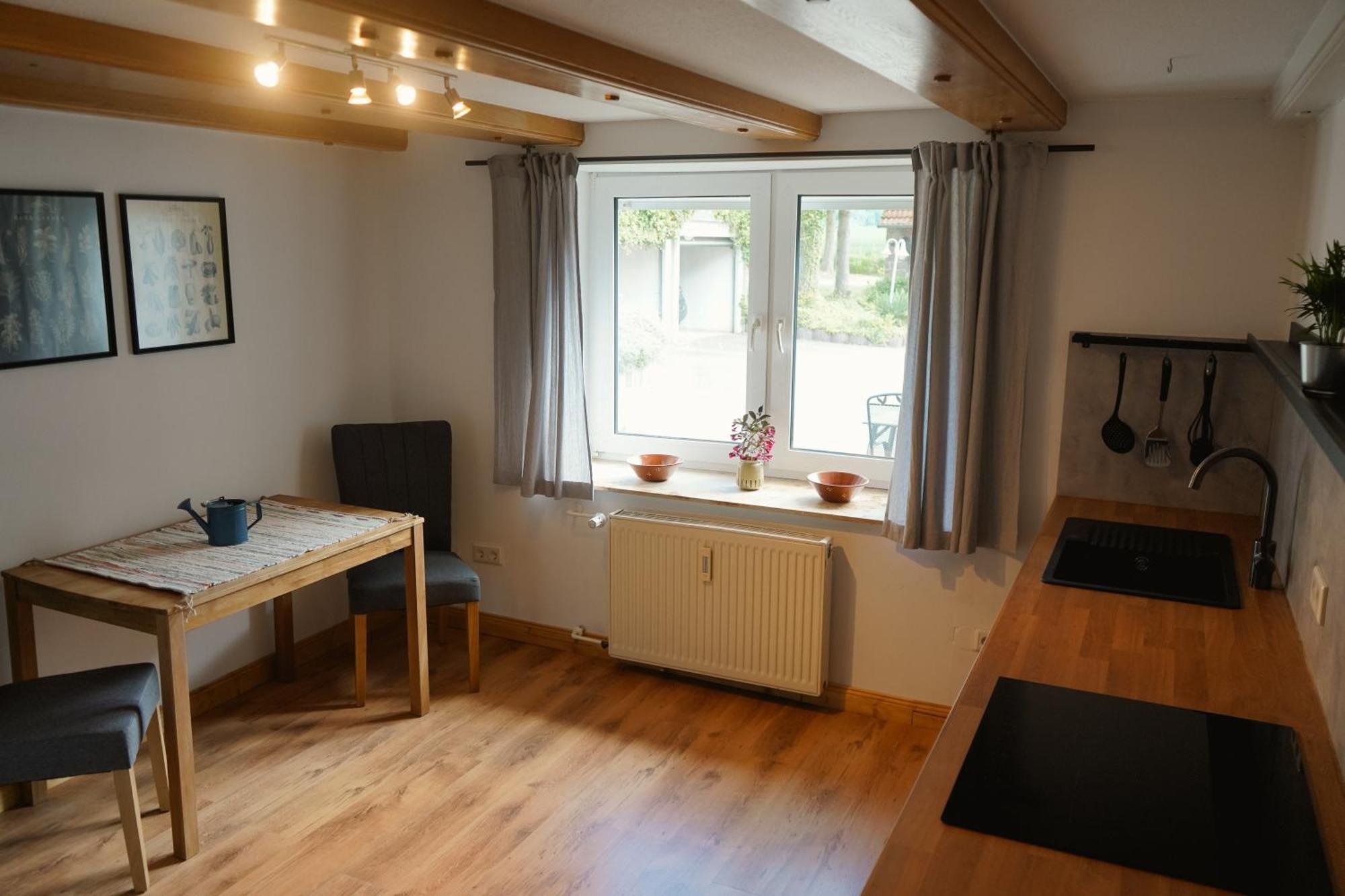 Idyllische Ferienwohnung Im Kalletal Bagian luar foto