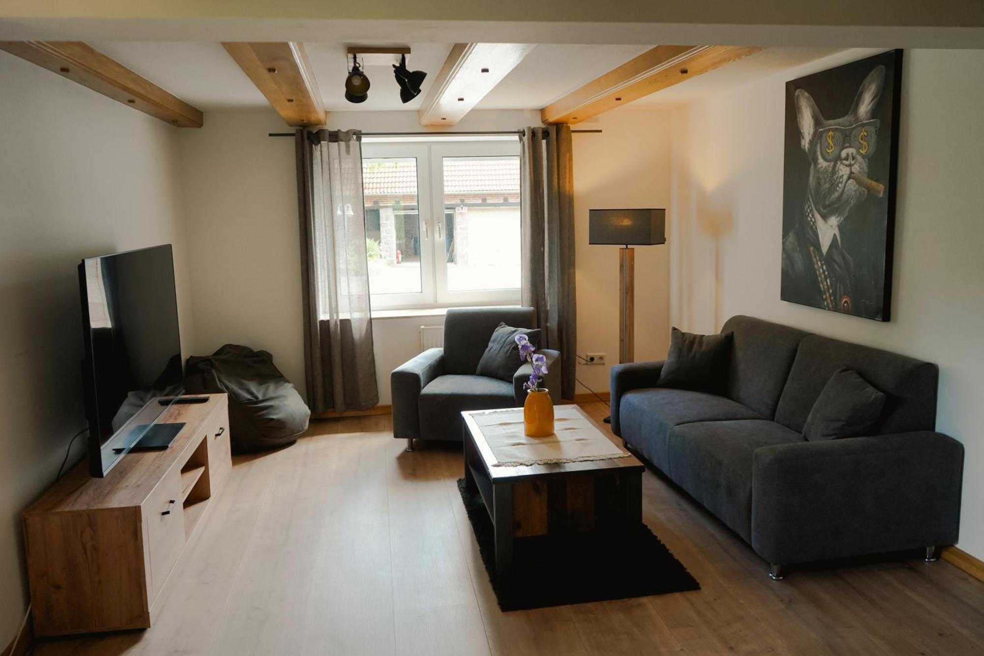 Idyllische Ferienwohnung Im Kalletal Bagian luar foto